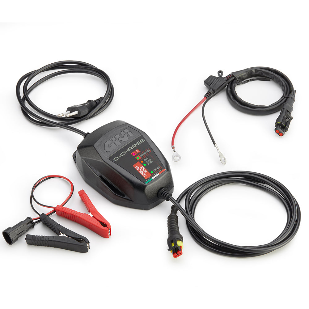 Carica Batteria Mantenitore GIVI S510 per Moto Litio e Piombo Acido