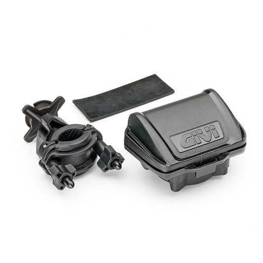 Custodia Universale GIVI per Dispositivi Pedaggio Autostradale Europeo con Kit Fissaggio Manubrio