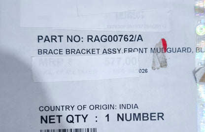 Supporto Parafango Anteriore Meteor 350 Originale Royal Enfield- RAG00762