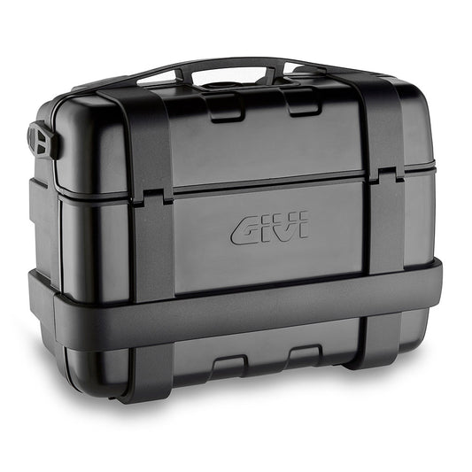 Valigia GIVI TREKKER TRK33B 33 Litri Nera con Finitura in Alluminio Verniciato Nero