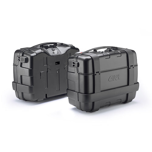 Set 2 Valigie GIVI TREKKER TRK33BPACK2 33 Litri Nere con Terzo Cilindretto