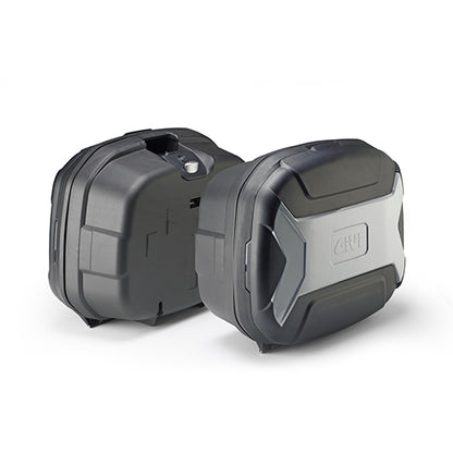 Valigia GIVI TREKKER LITE TRK35BN 35 Litri Nera con Inserto Estetico in Plastica Grigia