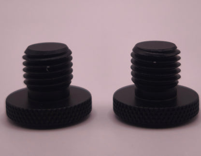 Handlebar Mirror Plugs Black for Royal Enfield 350-450-650