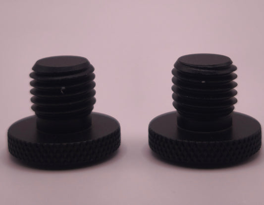 Handlebar Mirror Plugs Black for Royal Enfield 350-450-650