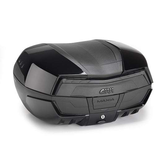 Valigia GIVI V58 MAXIA5 BLACK EDITION 58 Litri Nera con Catadiottro Fumé Scuro e Cover Verniciate Nere