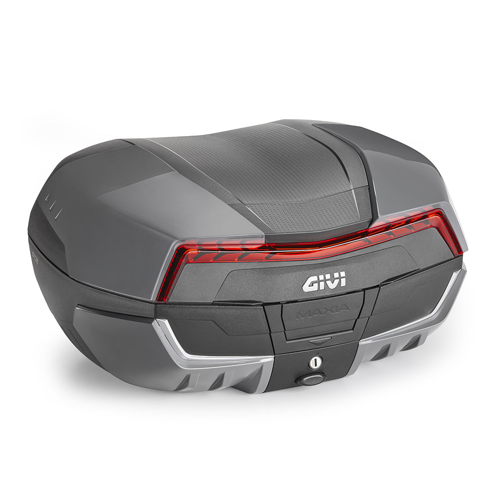 Valigia GIVI V58 MAXIA5 58 Litri Nera con Catadiottro Rosso e Cover Verniciabili