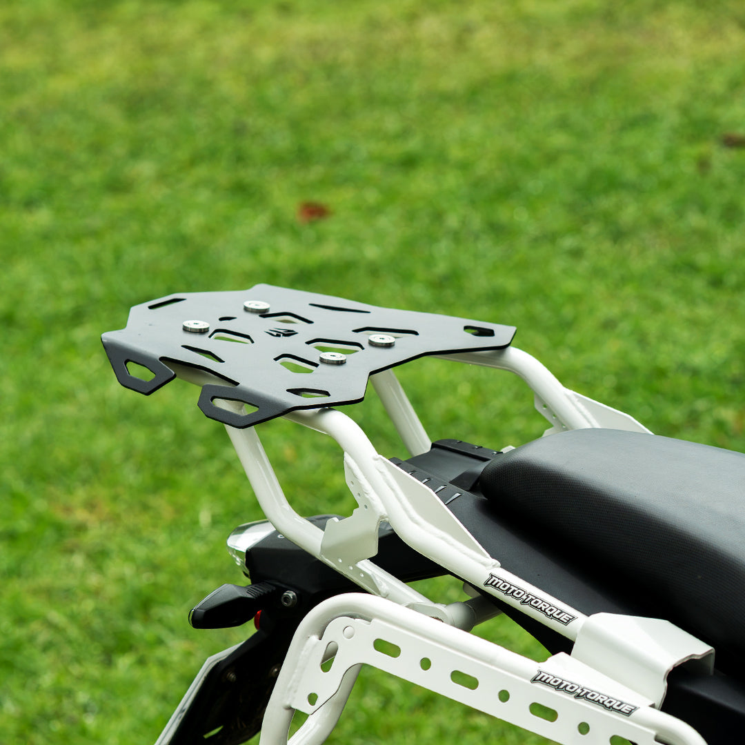 Portapacchi Posteriore con Piastra Superiore in Acciaio Moto Torque per BMW F450 GS