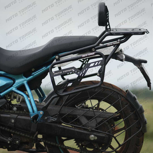 Luggage rack with backrest for Royal Enfield GUERRILLA 450 - Moto Torque