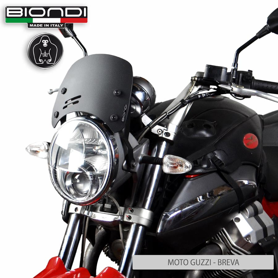 Cupolino Caffè Nero Satinato per Moto Guzzi Breva 850-1100-1200 - Cod. 8010524