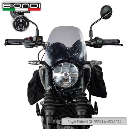 Cupolino fumè chiaro Sport con kit per Royal Enfield Guerrilla 450 - Cod. 8010513