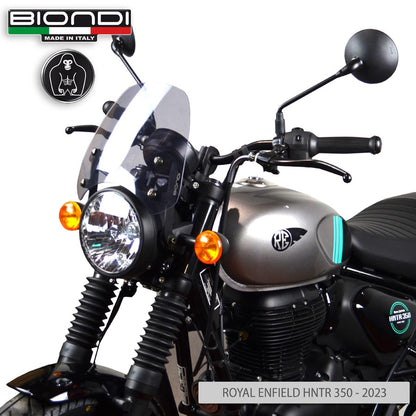 Cupolino fumè chiaro Sport per Royal Enfield Hunter 350 - Cod. 8010431