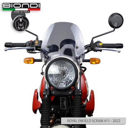 Cupolino fumè chiaro Sport per Royal Enfield Scram 411 - Cod. 8010445