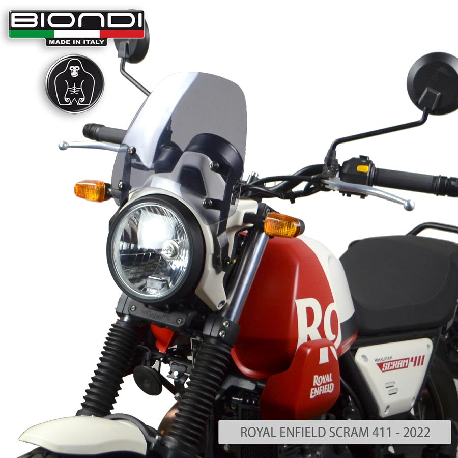 Cupolino fumè chiaro Sport per Royal Enfield Scram 411 - Cod. 8010445