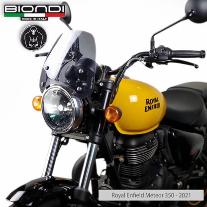 Cupolino fumè chiaro Sport per Royal Enfield 350 e 650 - Cod. 8010438