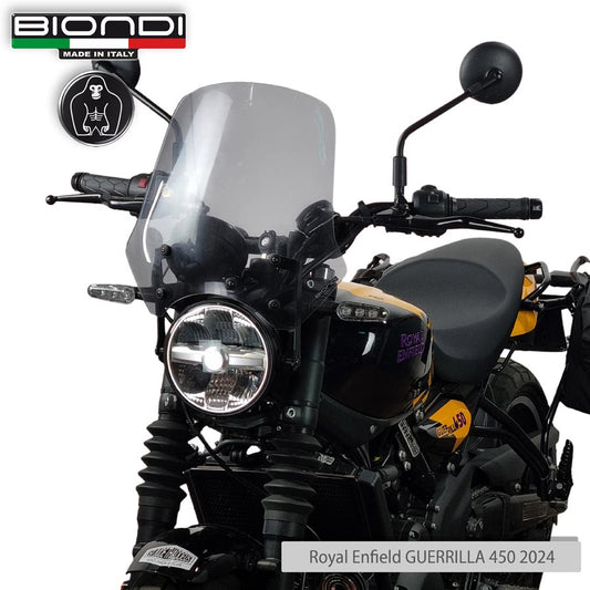Cupolino fumè chiaro Touring per Royal Enfield Guerrilla 450 - Cod. 8010516