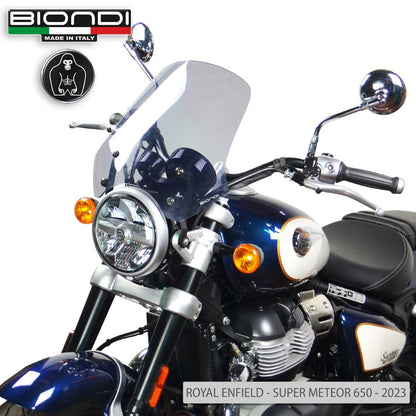 Cupolino fumè chiaro Touring per Royal Enfield Super Meteor 650 e Meteor 350 - Cod. 8010441