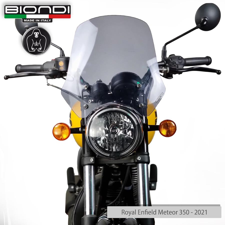 Cupolino fumè chiaro Touring per Royal Enfield Super Meteor 650 e Meteor 350 - Cod. 8010441