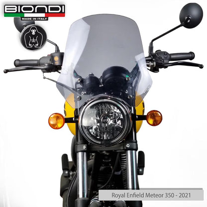 Cupolino fumè chiaro Touring per Royal Enfield Super Meteor 650 e Meteor 350 - Cod. 8010441