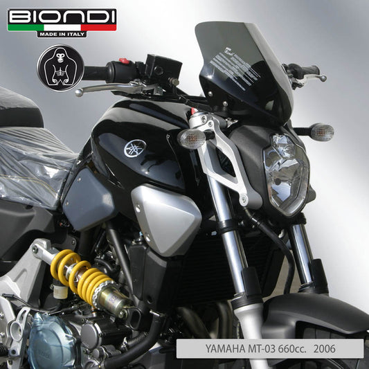 Cupolino Fumé Scuro Biondi Gust per Yamaha MT-03 660cc - Cod. 8010235