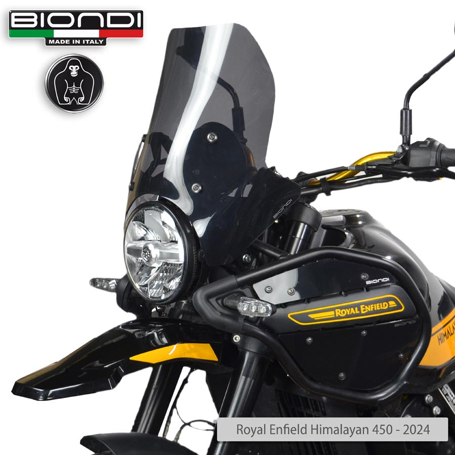 Cupolino fumè scuro Mod. Touring per Royal Enfield Himalayan 450 - Cod. 8010535