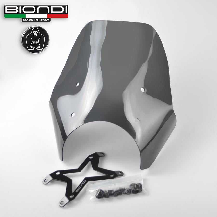 Cupolino fumè scuro Mod. Touring per Royal Enfield Himalayan 450 - Cod. 8010535