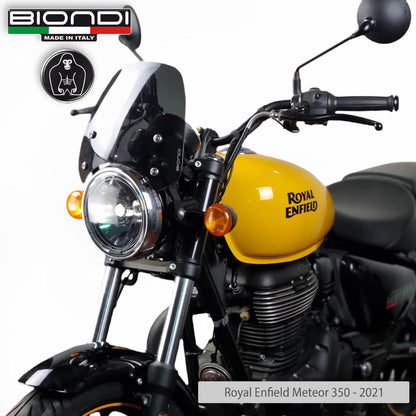 Cupolino fumè scuro Sport per Royal Enfield Meteor, Interceptor e Super Meteor - Cod. 8010437