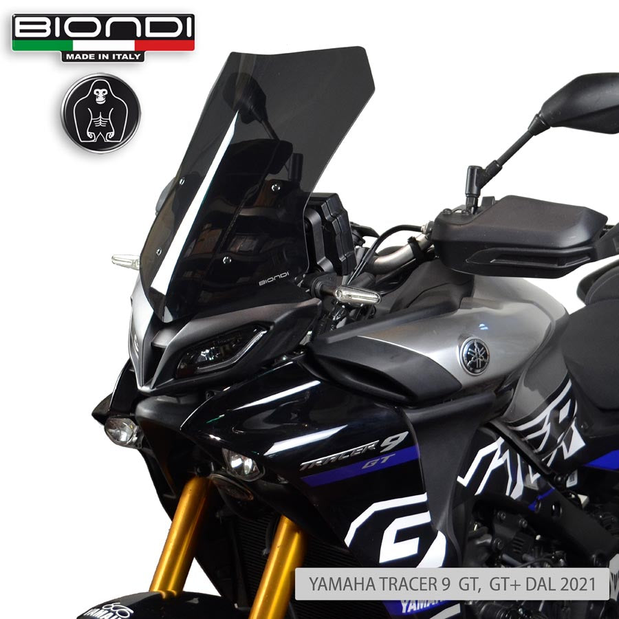 Cupolino Fumé Scuro Sport per Yamaha Tracer 9 GT e GT+ - Cod. 8010501