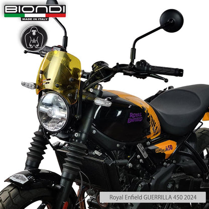 Cupolino giallo Caffè con kit di montaggio per Royal Enfield Guerrilla 450 - Cod. 8010511