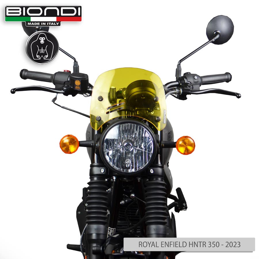 Cupolino giallo Caffè per Royal Enfield Hunter 350 - Cod. 8010429