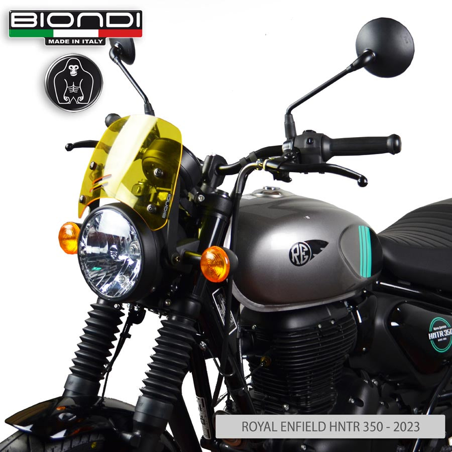 Cupolino giallo Caffè per Royal Enfield Hunter 350 - Cod. 8010429