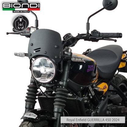 Cupolino Nero Satinato Modello Caffè per Royal Enfield Guerrilla 450 - Cod. 8010510