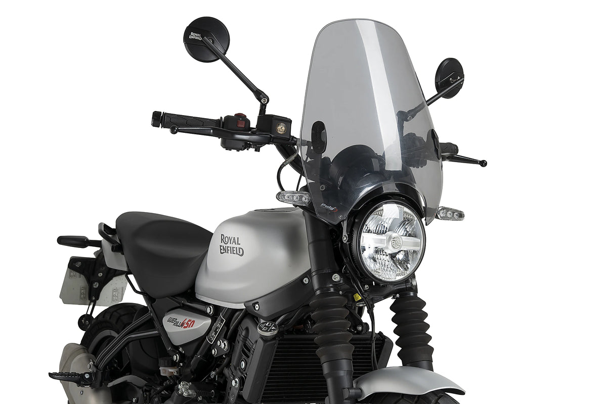 Cupolino parabrezza Custom II Puig per Royal Enfield Guerrilla 450 - Cod. 0336