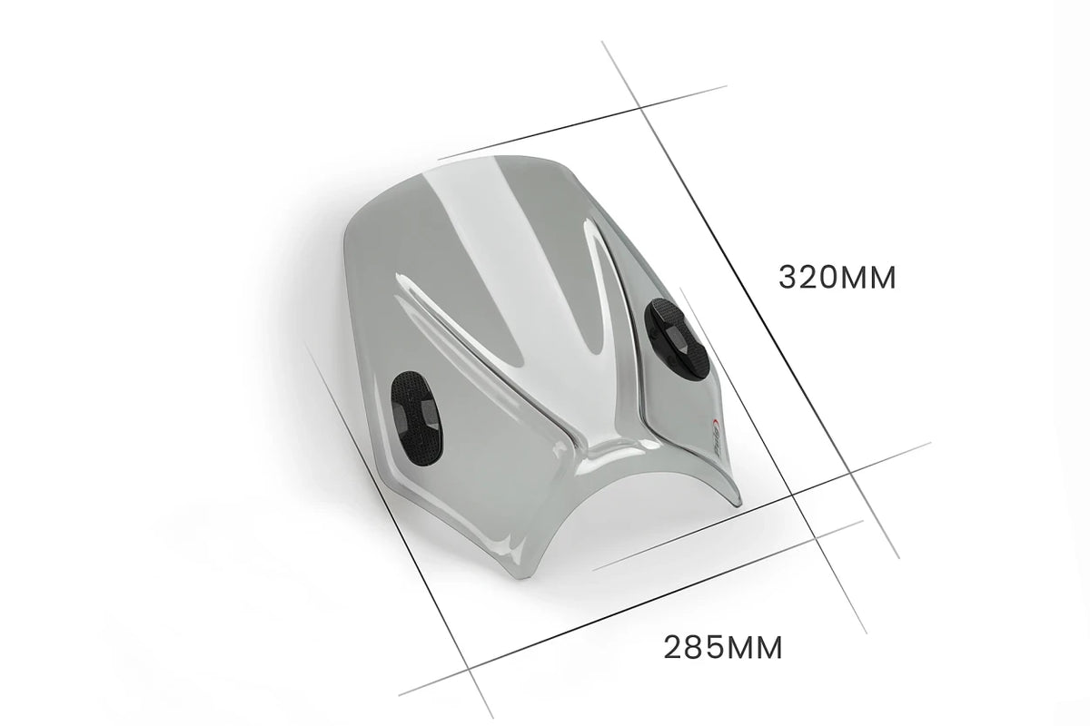 Cupolino parabrezza Mito Puig per faro tondo - Cod. 20702