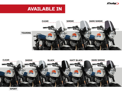 Cupolino Puig New Generation Touring per Royal Enfield Bear 650 - Cod. 23045