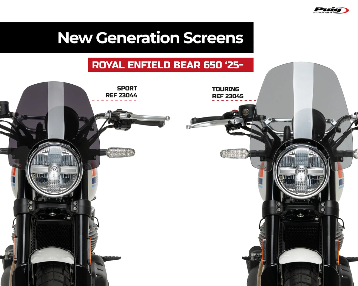 Cupolino Puig New Generation Touring per Royal Enfield Bear 650 - Cod. 23045