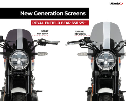 Cupolino Puig New Generation Touring per Royal Enfield Bear 650 - Cod. 23045