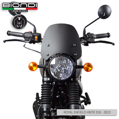Cupolino Sport Biondi Nero Satinato Opaco per Royal Enfield Hunter 350 2023 - Cod. 8010432
