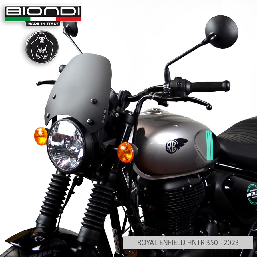 Cupolino Sport Biondi Nero Satinato Opaco per Royal Enfield Hunter 350 2023 - Cod. 8010432