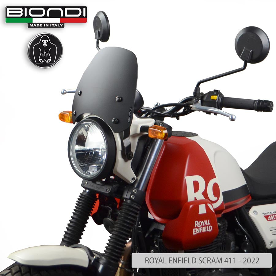 Cupolino Sport Biondi nero satinato per Royal Enfield Scram 411 - Cod. 8010446