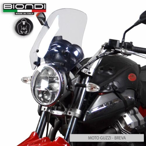 Cupolino Sport Nero Satinato Opaco per Moto Guzzi Breva 850 1100 1200