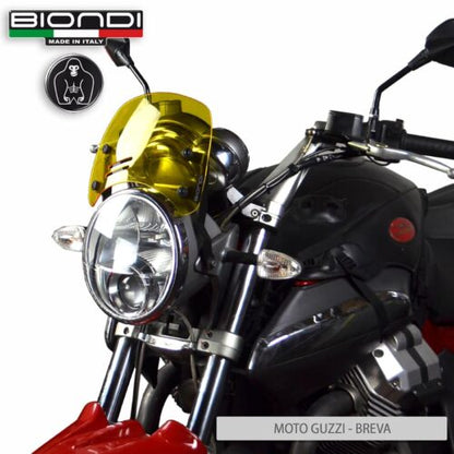 Cupolino Sport Nero Satinato Opaco per Moto Guzzi Breva 850 1100 1200