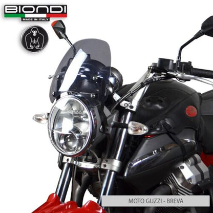 Cupolino Sport Nero Satinato Opaco per Moto Guzzi Breva 850 1100 1200