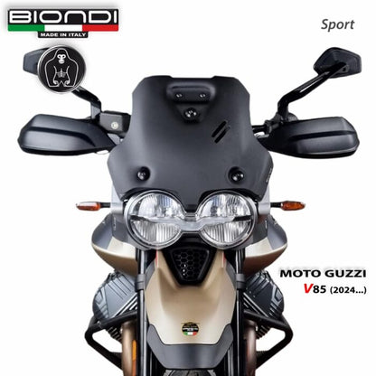 Cupolino Sport Nero satinato per Moto Guzzi V85 - Cod. 8010517
