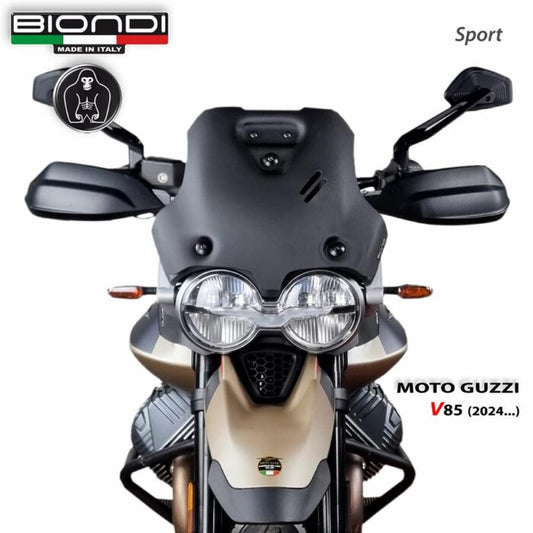 Cupolino Sport Nero satinato per Moto Guzzi V85 - Cod. 8010517