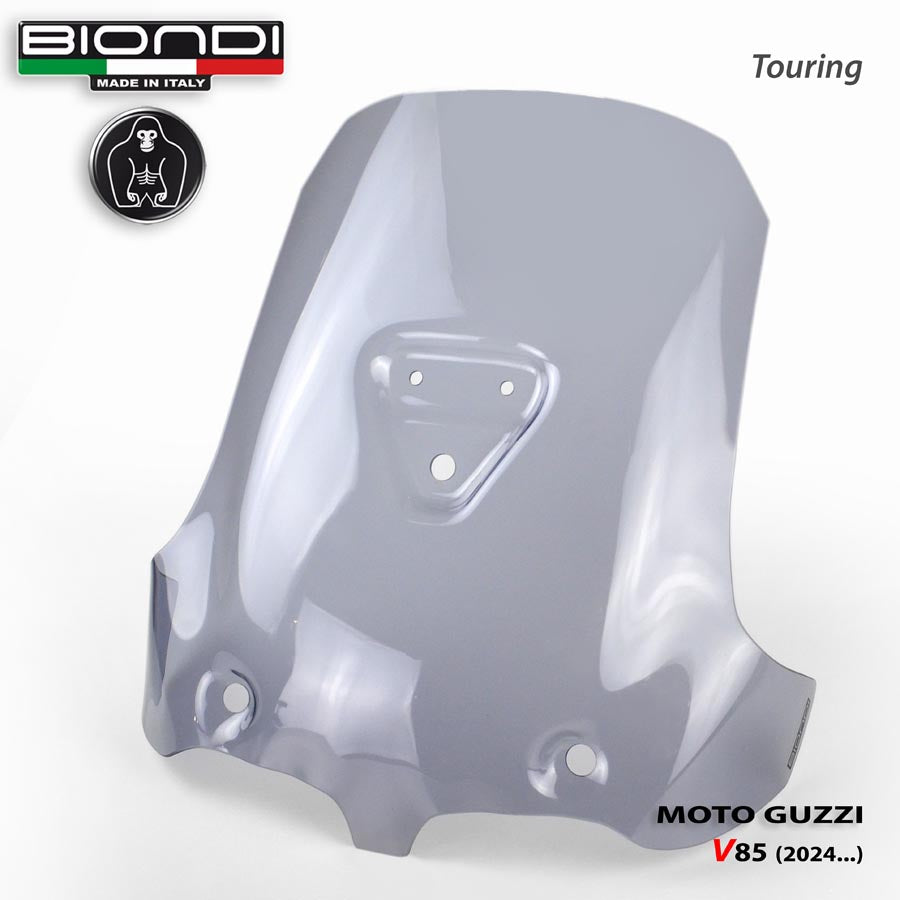 Cupolino Touring fumè chiaro per Moto Guzzi V85 Strada, V85 TT e Travel - Cod. 8010520