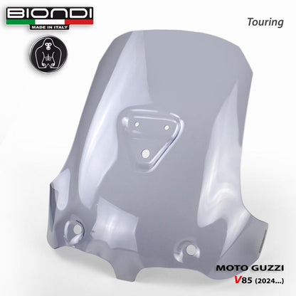 Cupolino Touring fumè chiaro per Moto Guzzi V85 Strada, V85 TT e Travel - Cod. 8010520