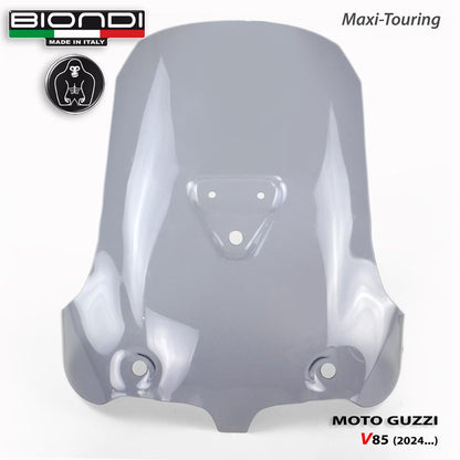 Cupolino Touring fumè chiaro per Moto Guzzi V85 Strada, V85 TT e Travel - Cod. 8010520