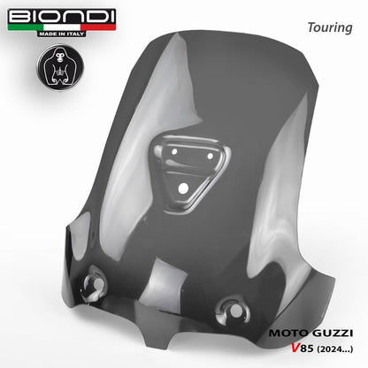 Cupolino Touring Fumè scuro per Moto Guzzi V85 TT, Strada e Travel - Cod. 8010519