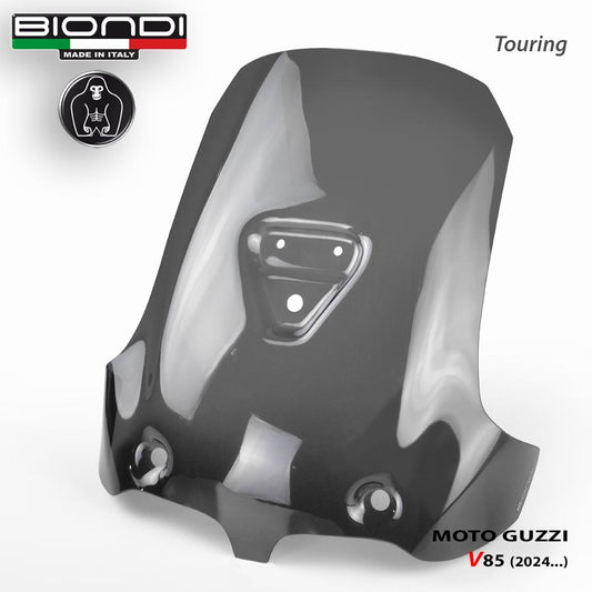 Cupolino Touring Fumè scuro per Moto Guzzi V85 TT, Strada e Travel - Cod. 8010519