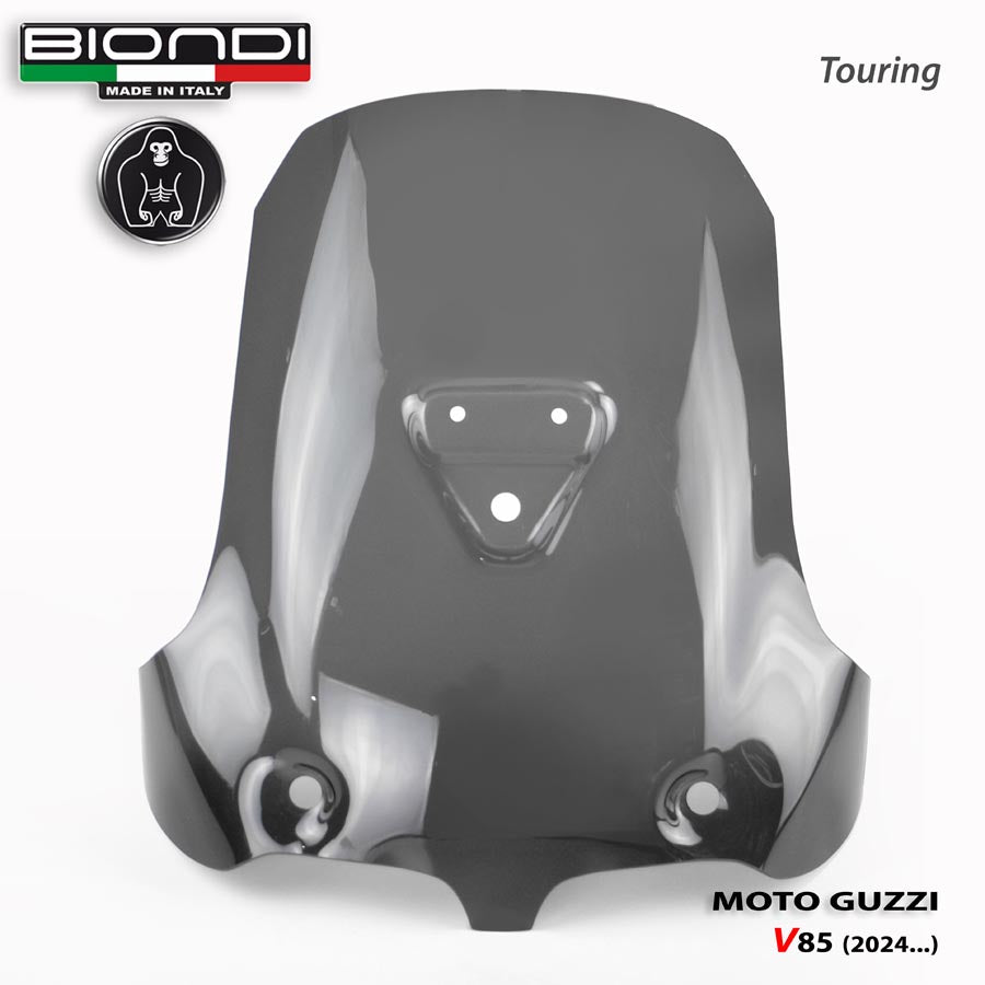 Cupolino Touring Fumè scuro per Moto Guzzi V85 TT, Strada e Travel - Cod. 8010519